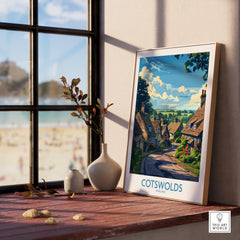 The Cotswolds Travel Poster - United Kingdom