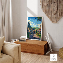 The Cotswolds Wall Art Print - United Kingdom Travel Poster