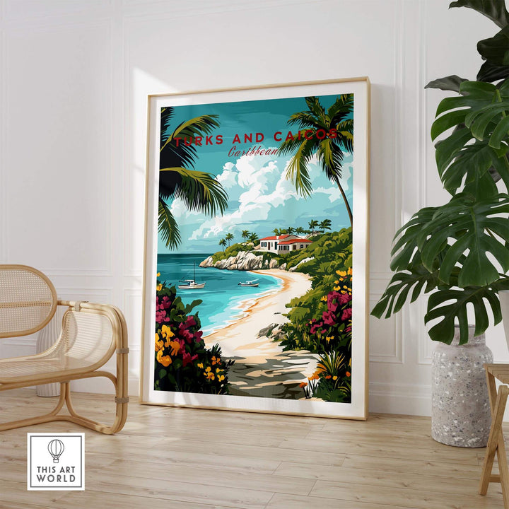 Turks and Caicos Caribbean Poster