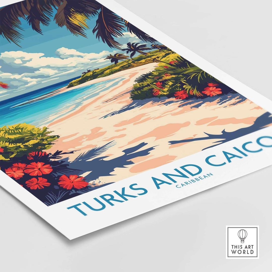 Turks and Caicos Travel Poster