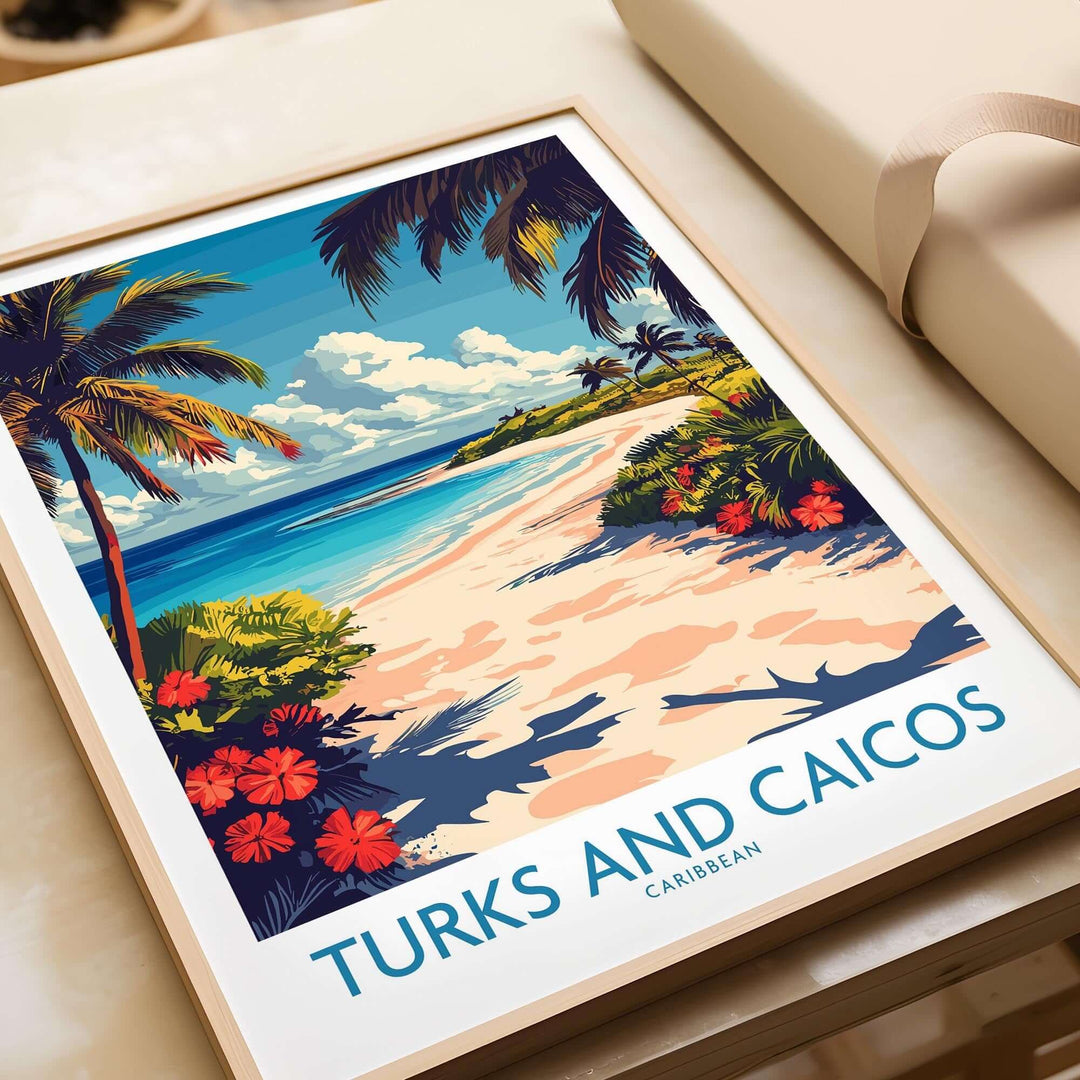 Turks and Caicos Travel Poster