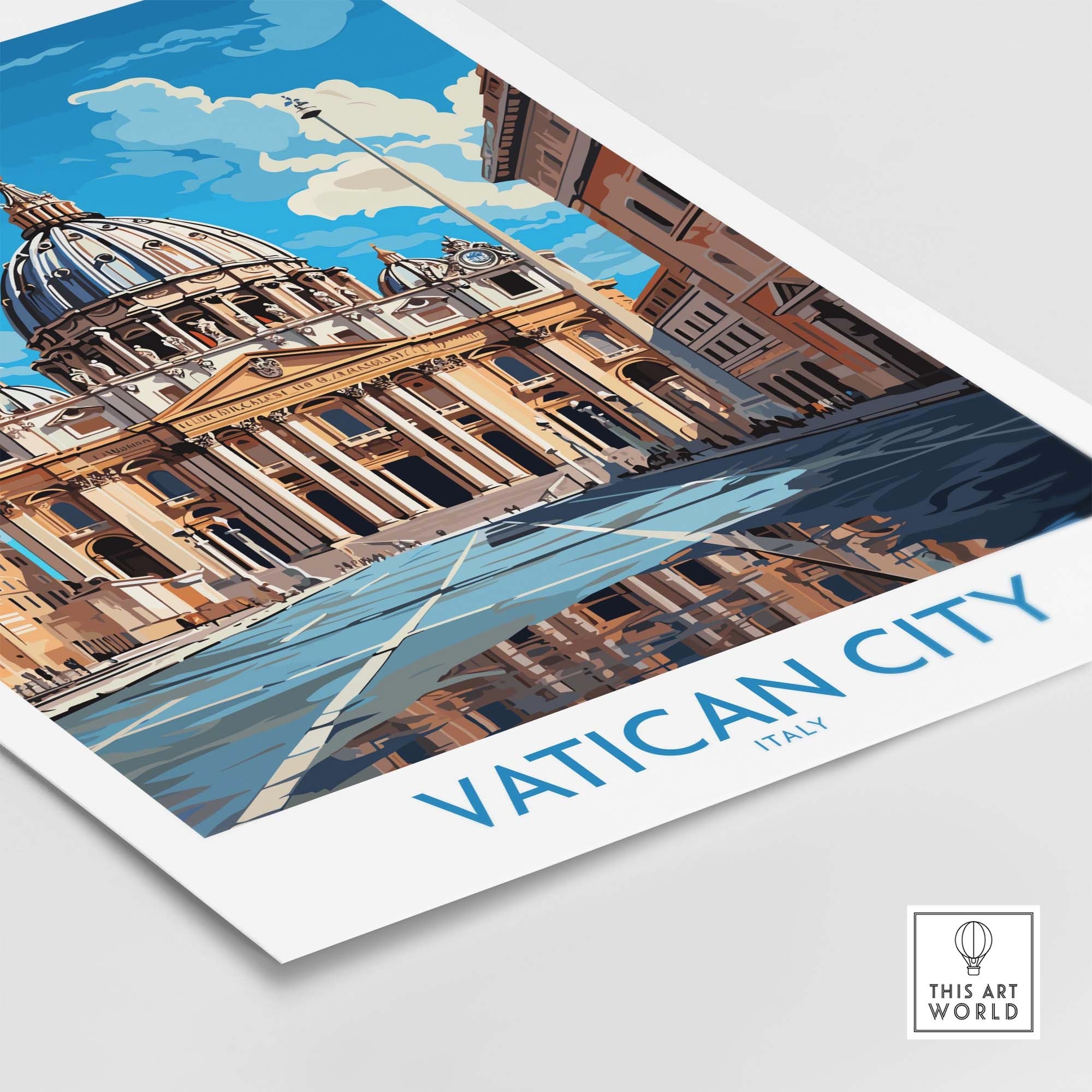 a postcard with a picture of a building in the background