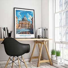 a chair and a table in a room