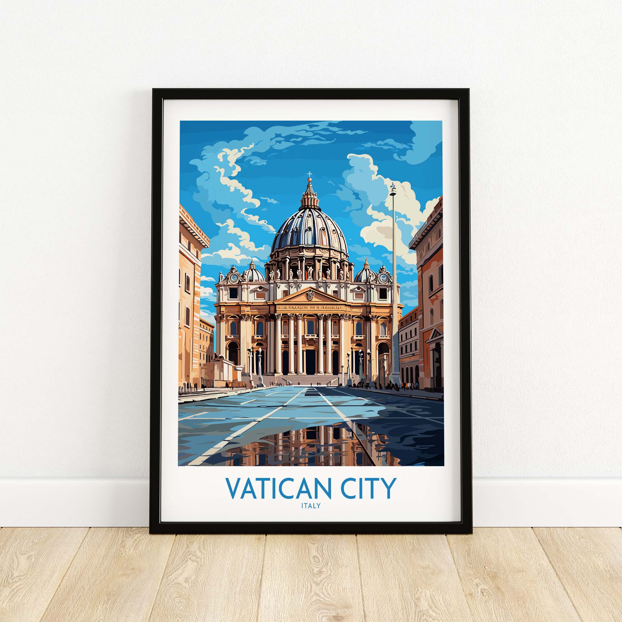 a picture of a large building with a sky background