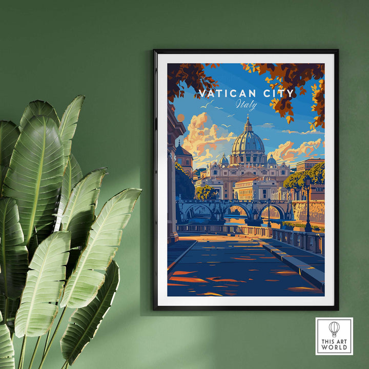 Vatican City Travel Poster
