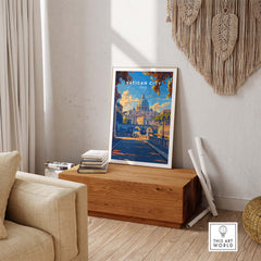 Vatican City Travel Poster