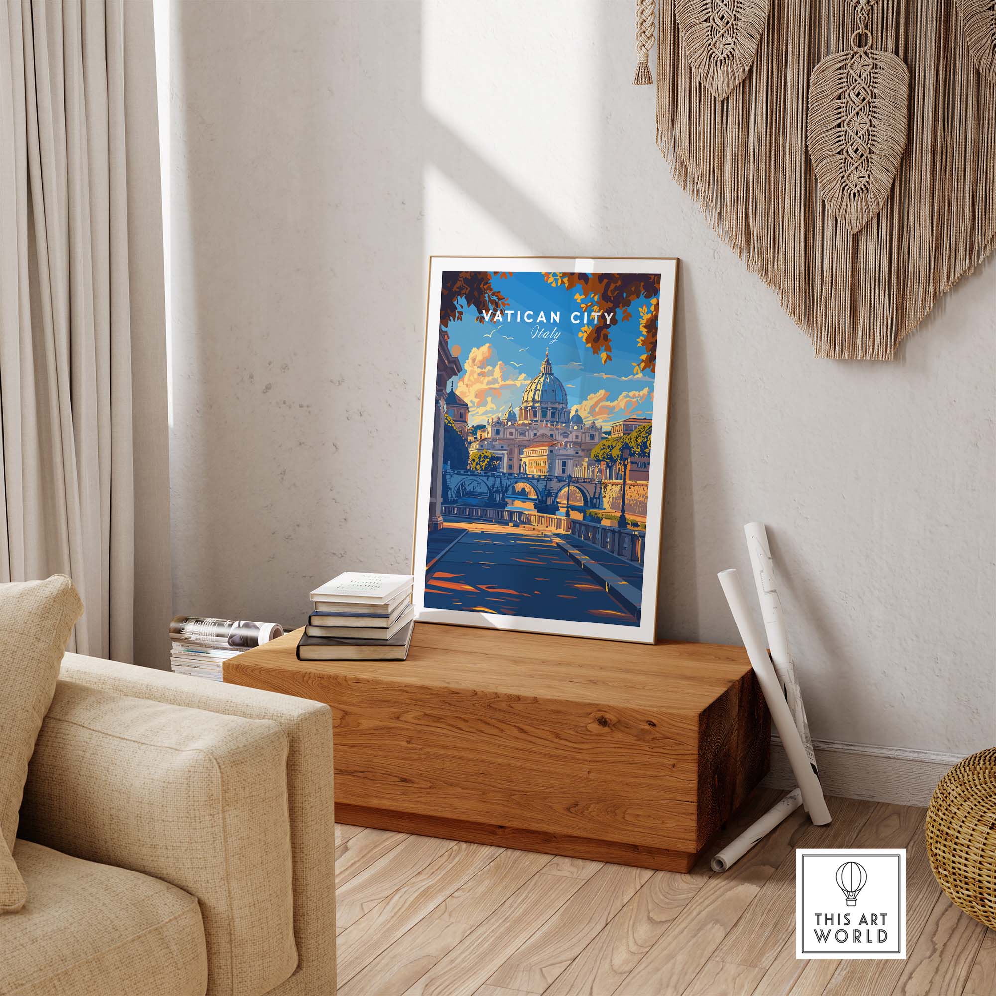 Vatican City Travel Poster