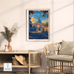 Vatican City Travel Poster