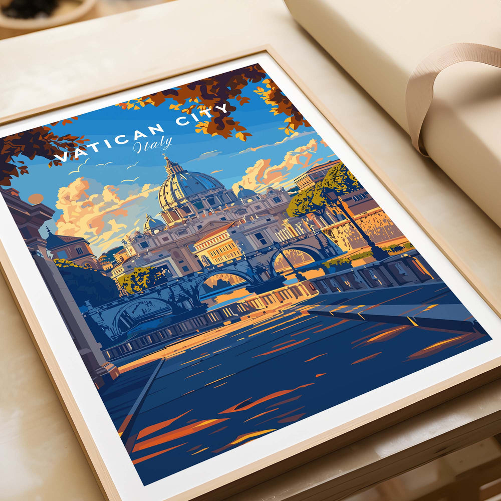 Vatican City Travel Poster