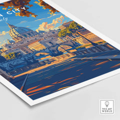 Vatican City Travel Poster