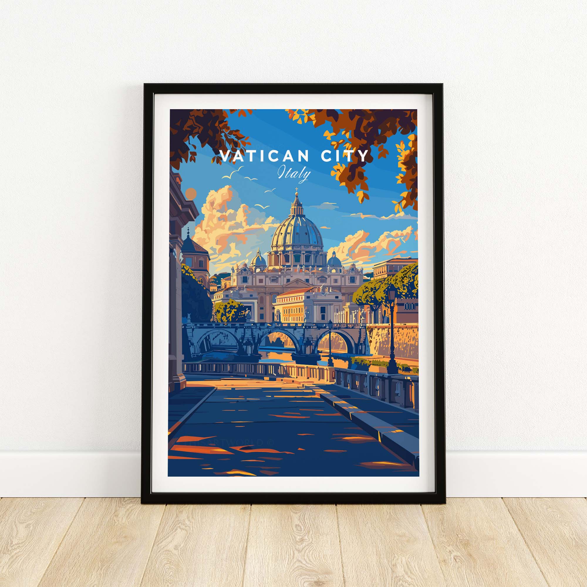 Vatican City Travel Poster