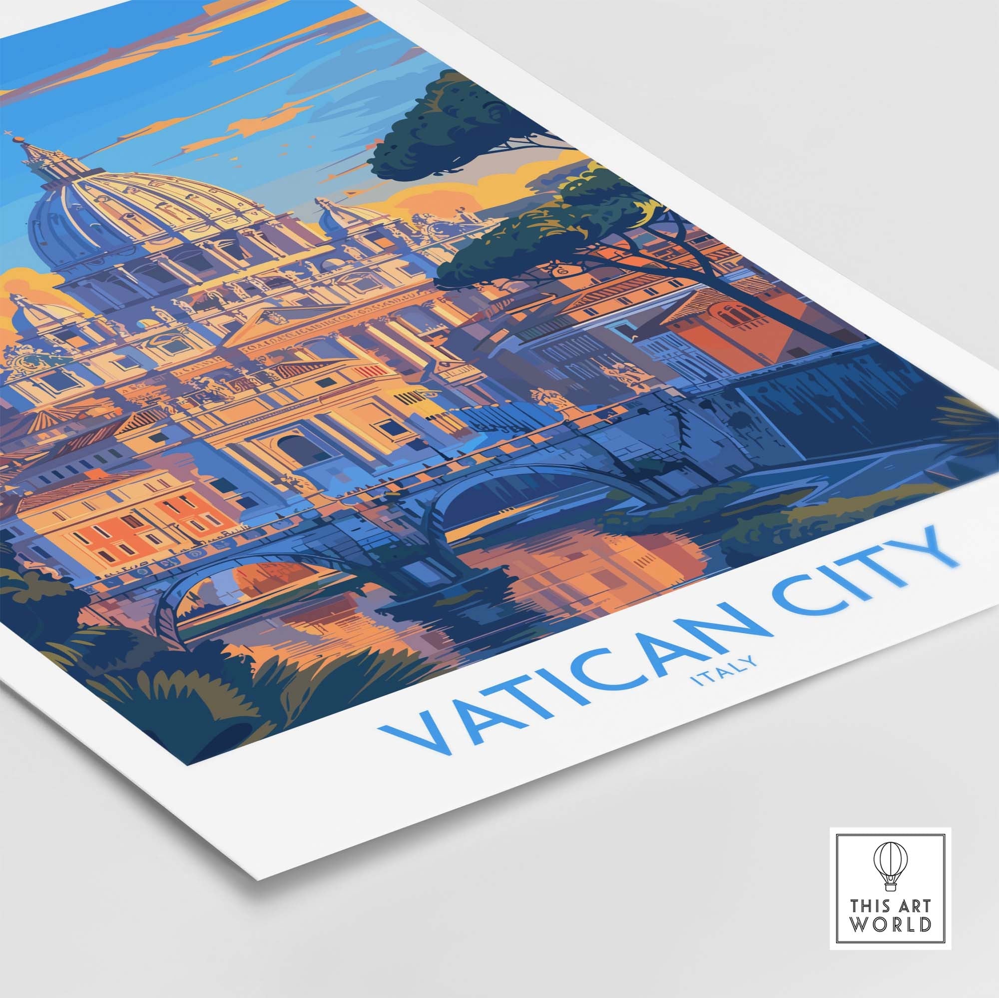 a postcard with a picture of a cathedral in the background