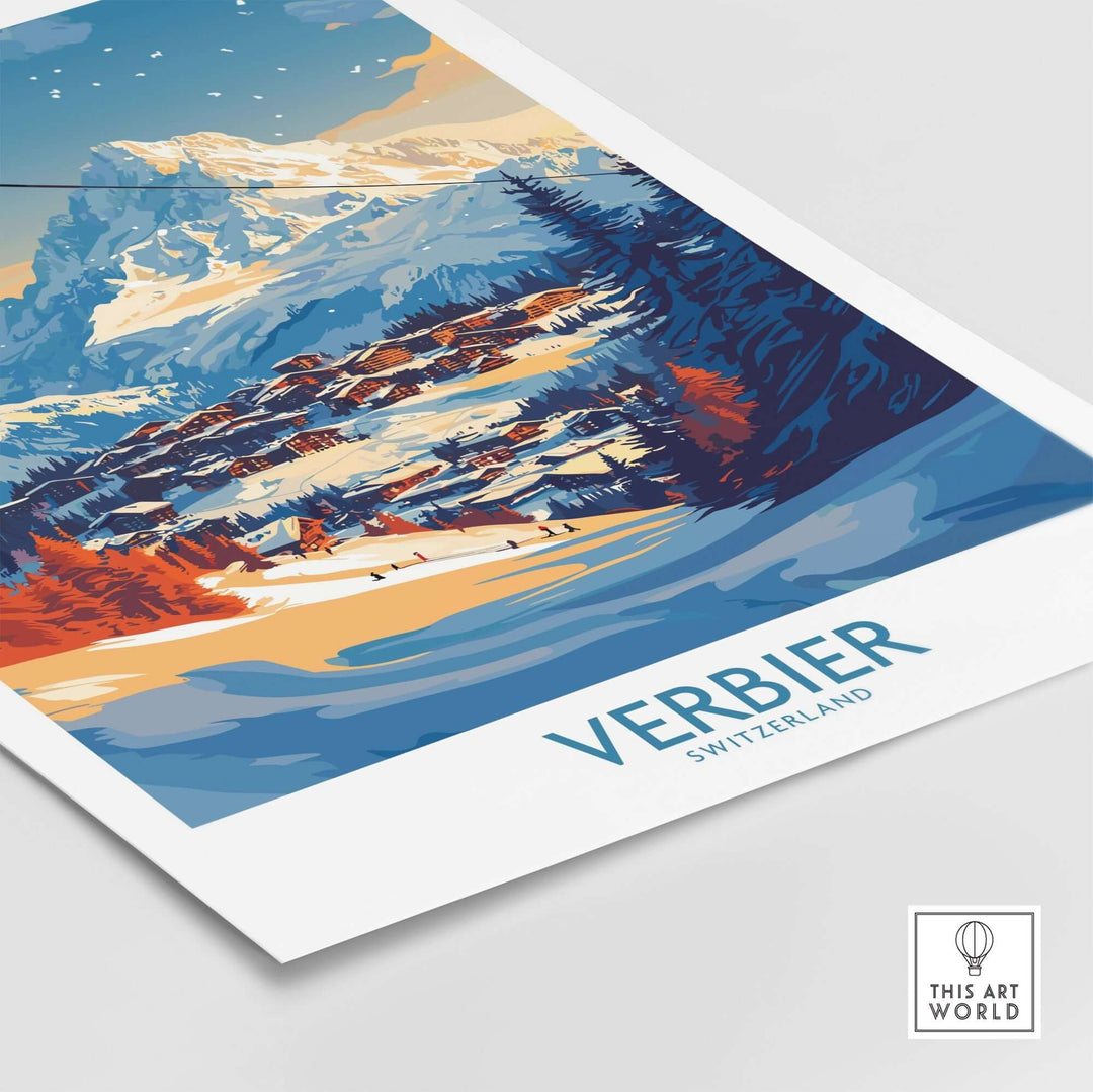 Verbier Wall Art Print