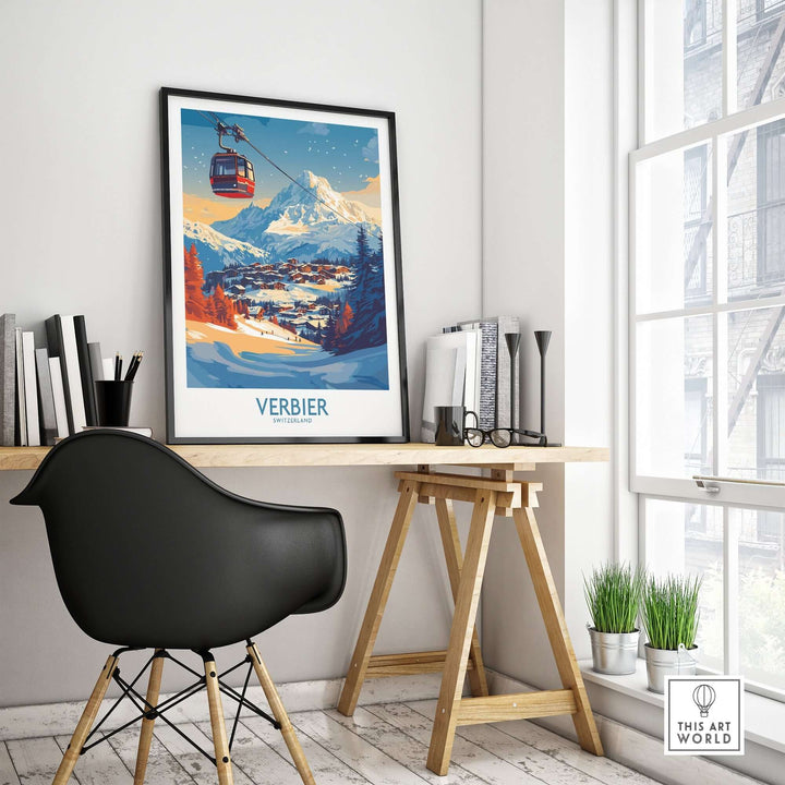 Verbier Wall Art Print