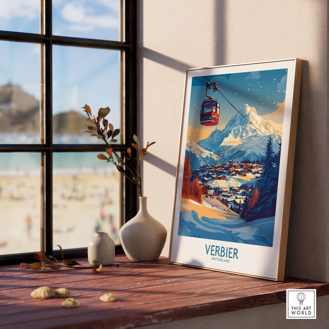 Verbier Wall Art Print