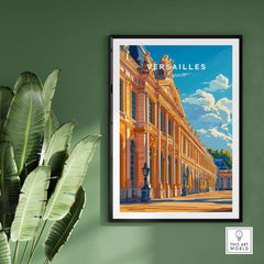 Versailles Wall Art showcasing the grandeur of Versailles with elegant design and intricate details.