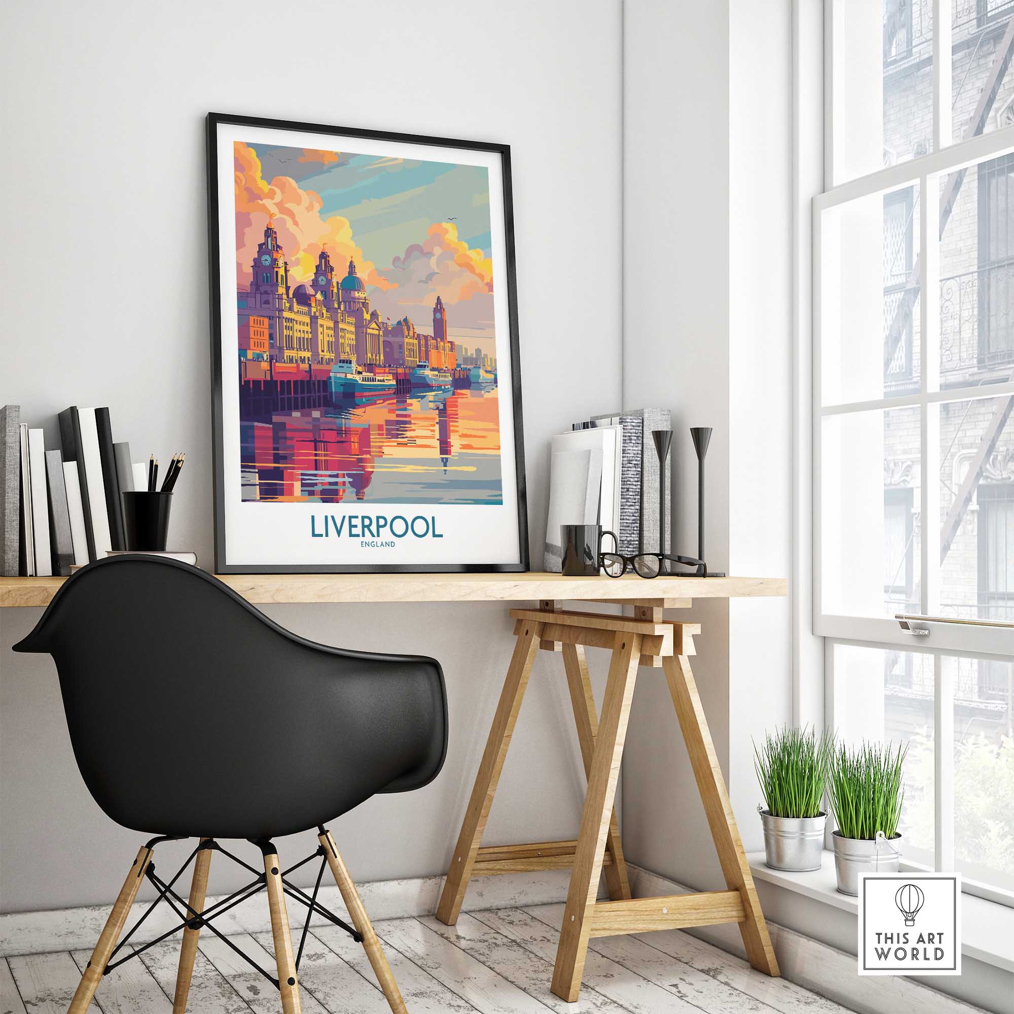 Wall Art Print of Liverpool-This Art World