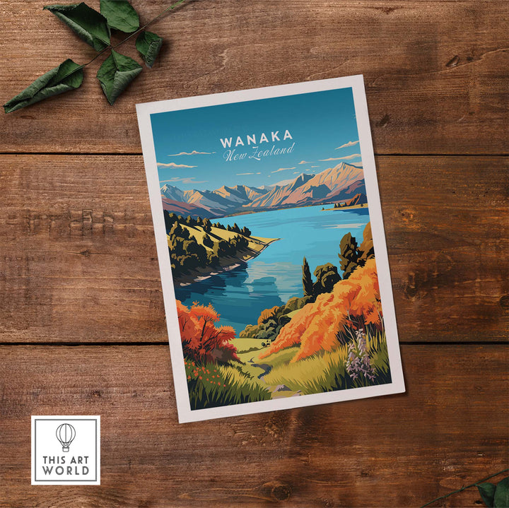 Wanaka Travel Print part of our best collection or travel posters and prints - This Art World