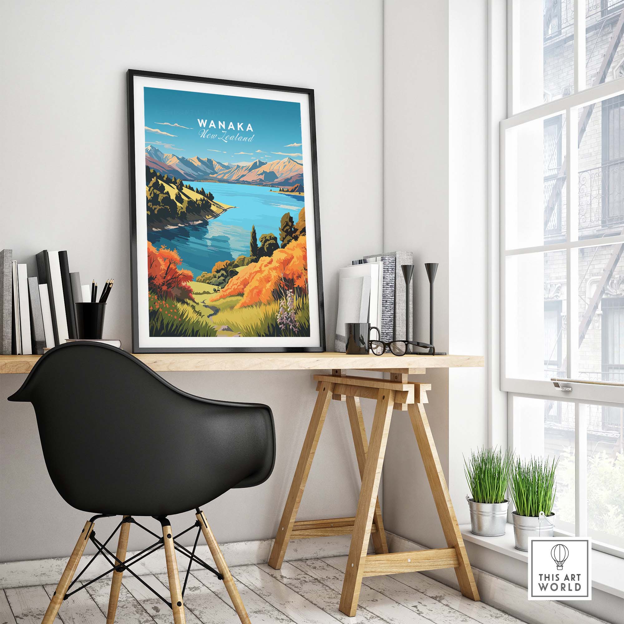 Wanaka Travel Print part of our best collection or travel posters and prints - This Art World