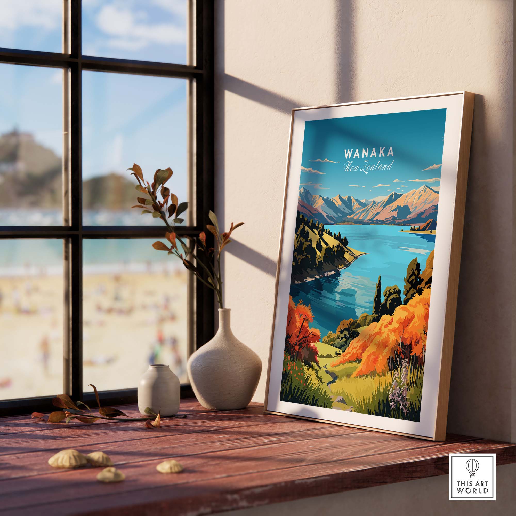 Wanaka Travel Print part of our best collection or travel posters and prints - This Art World