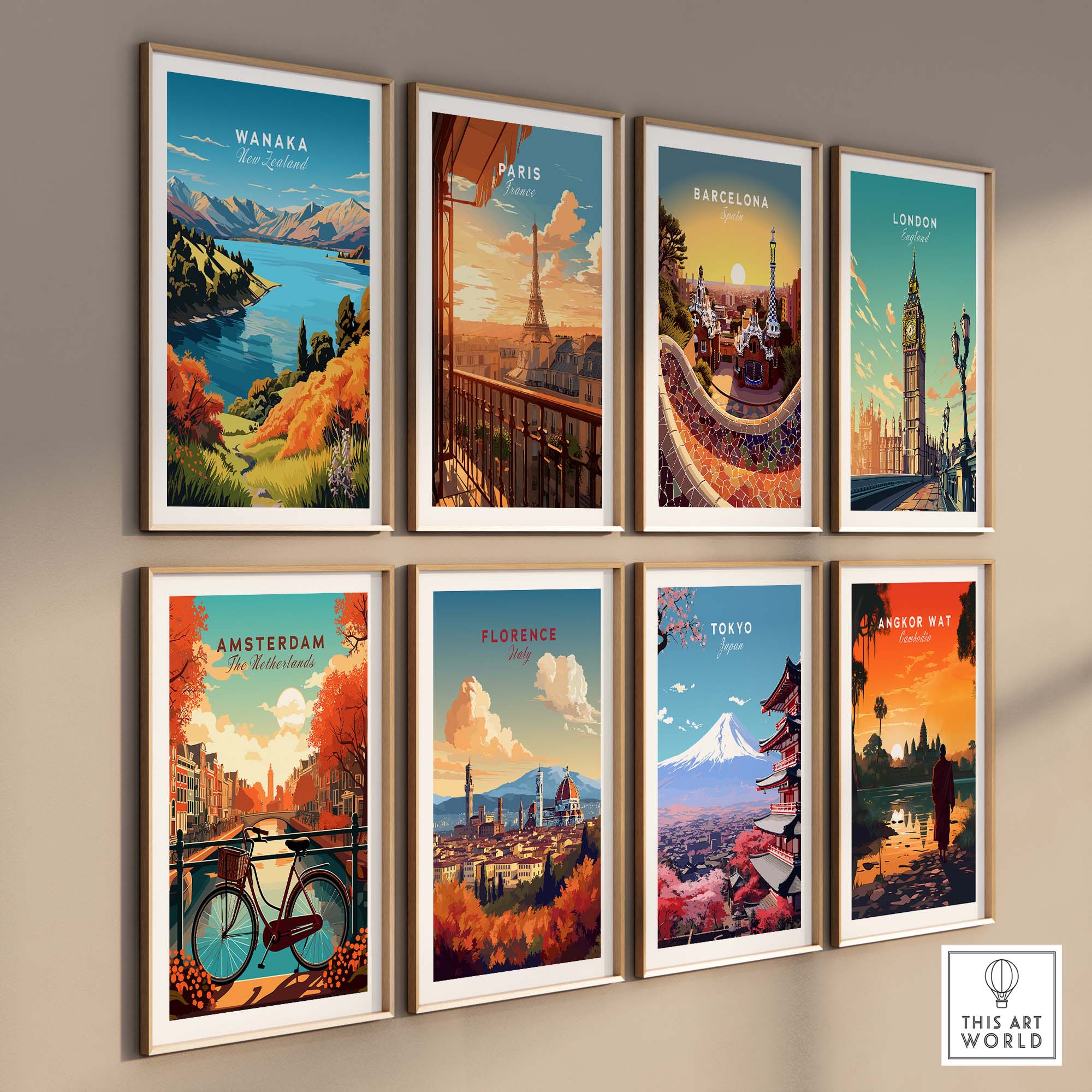 Wanaka Travel Print part of our best collection or travel posters and prints - This Art World