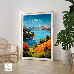 Wanaka Travel Print part of our best collection or travel posters and prints - This Art World