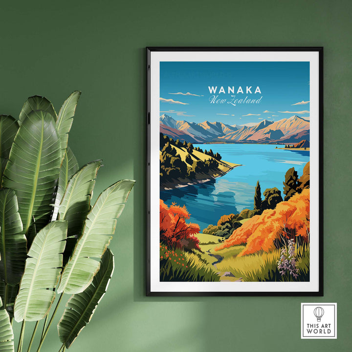 Wanaka Travel Print part of our best collection or travel posters and prints - This Art World