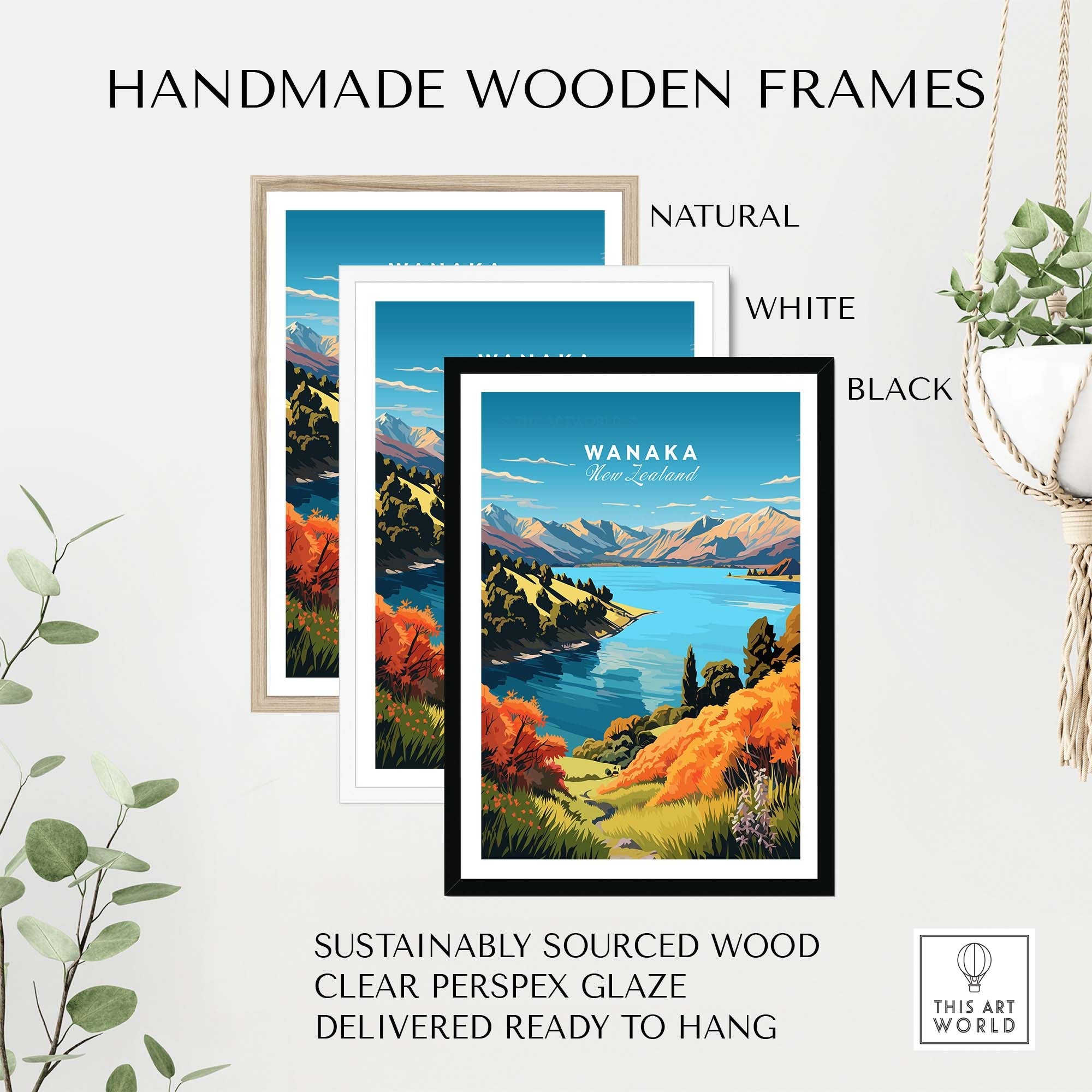 Wanaka Travel Print part of our best collection or travel posters and prints - This Art World