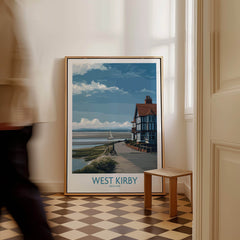 West Kirby Canvas Art Print featuring a scenic view of a coastal destination in England.