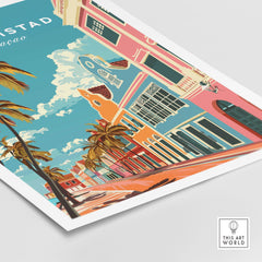 Willemstad Curacao Poster-This Art World