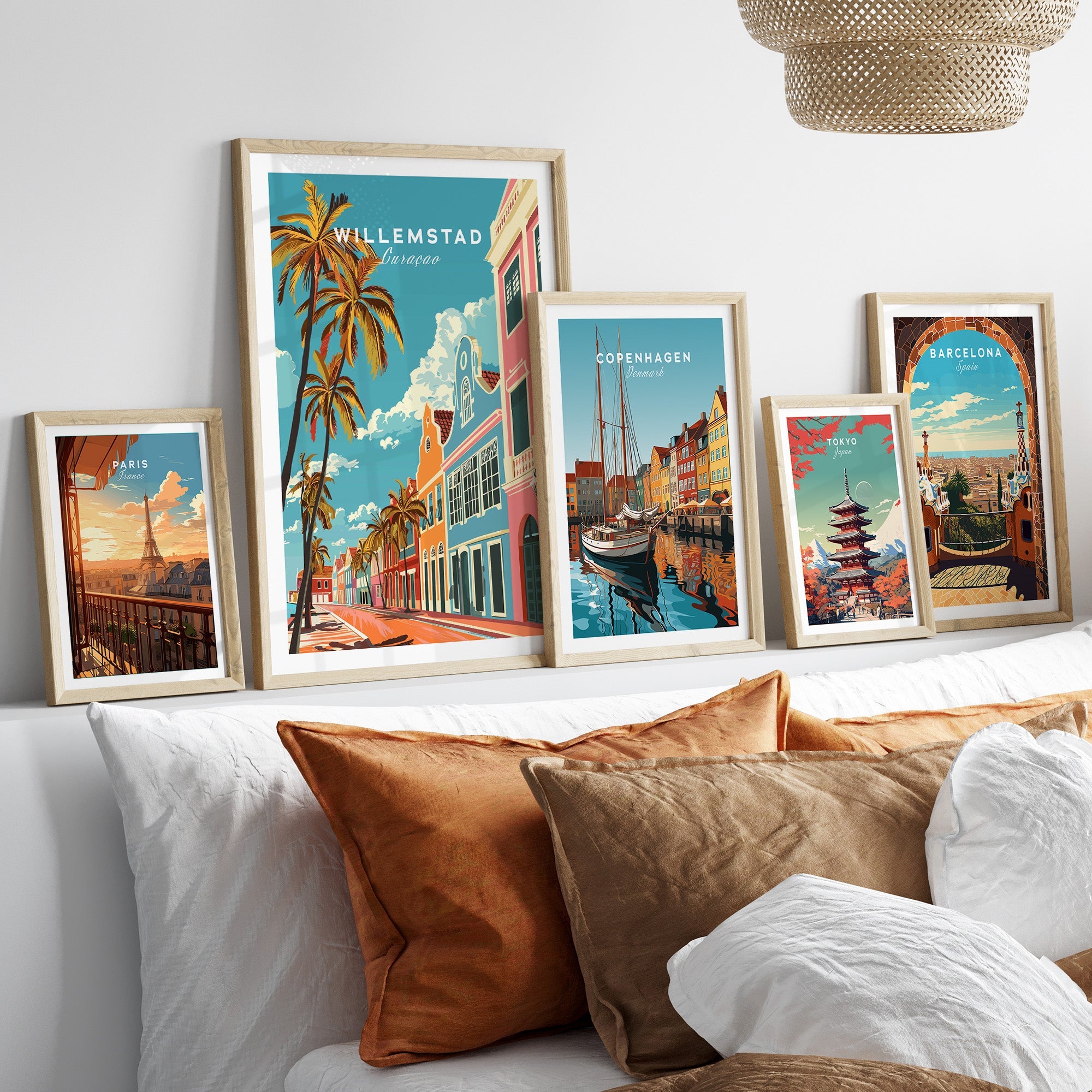 Willemstad Curacao Poster-This Art World