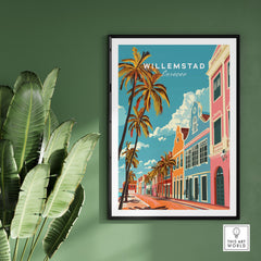 Willemstad Curacao Poster-This Art World