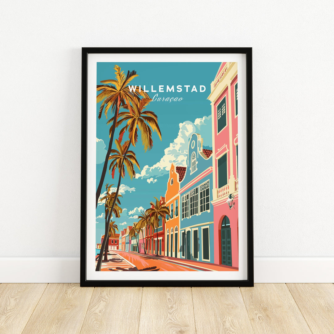 Willemstad Curacao Poster-This Art World