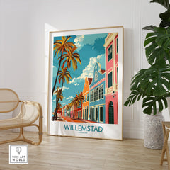 Willemstad Curacao Travel Print-This Art World