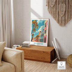 Willemstad Curacao Travel Print-This Art World