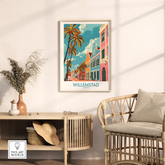 Willemstad Curacao Travel Print-This Art World