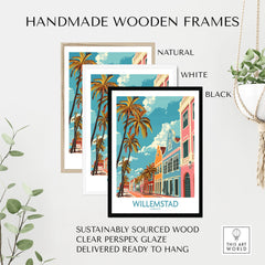 Willemstad Curacao Travel Print-This Art World