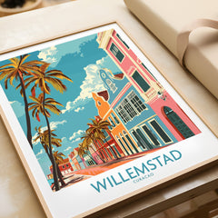 Willemstad Curacao Travel Print-This Art World