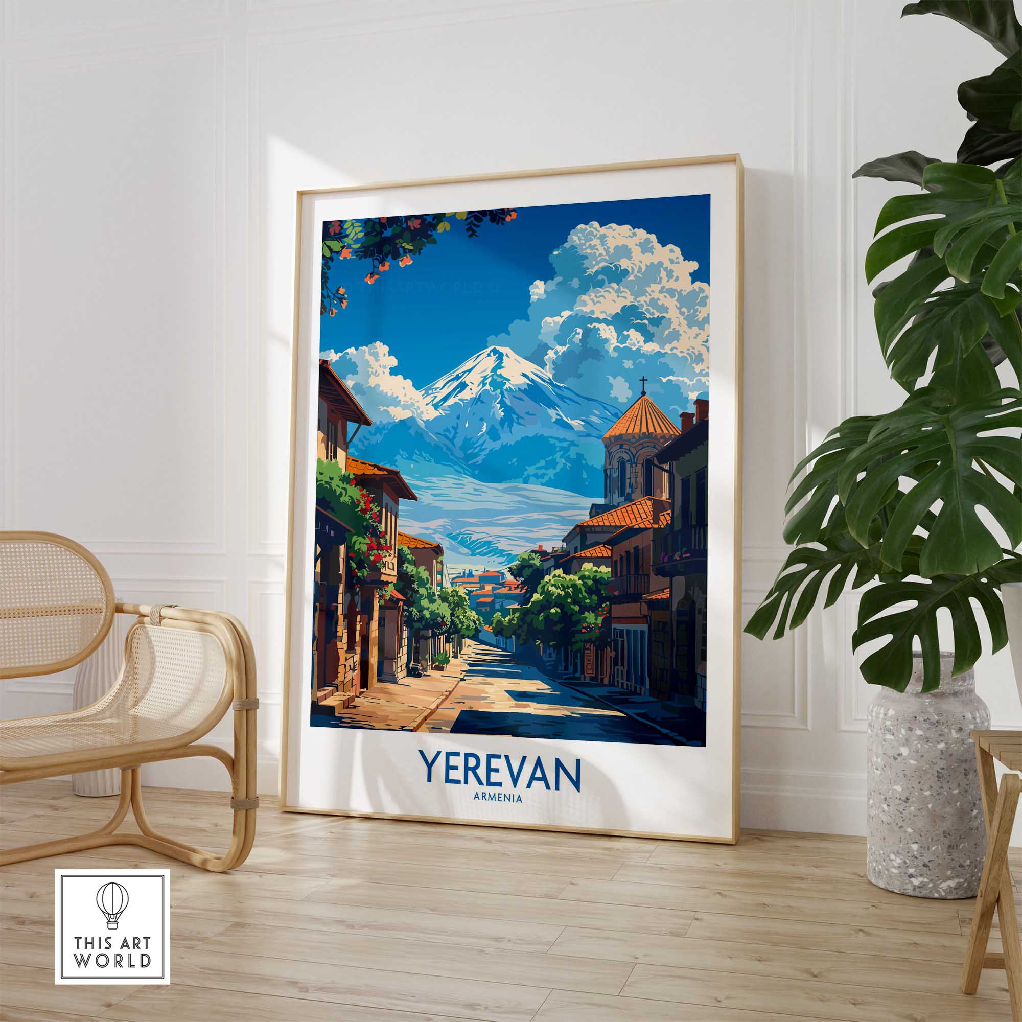 Yerevan Armenia Wall Art Print-This Art World