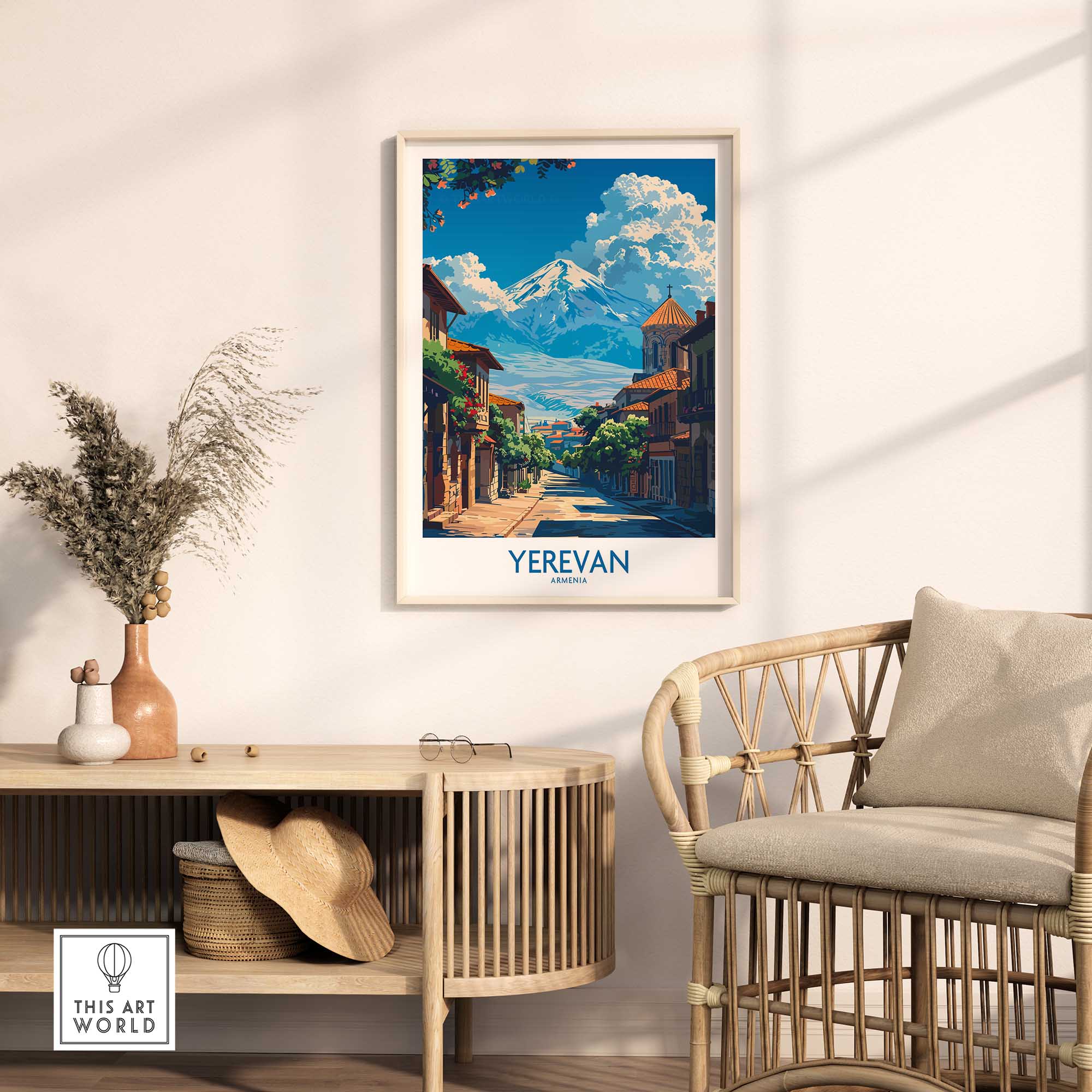 Yerevan Armenia Wall Art Print-This Art World