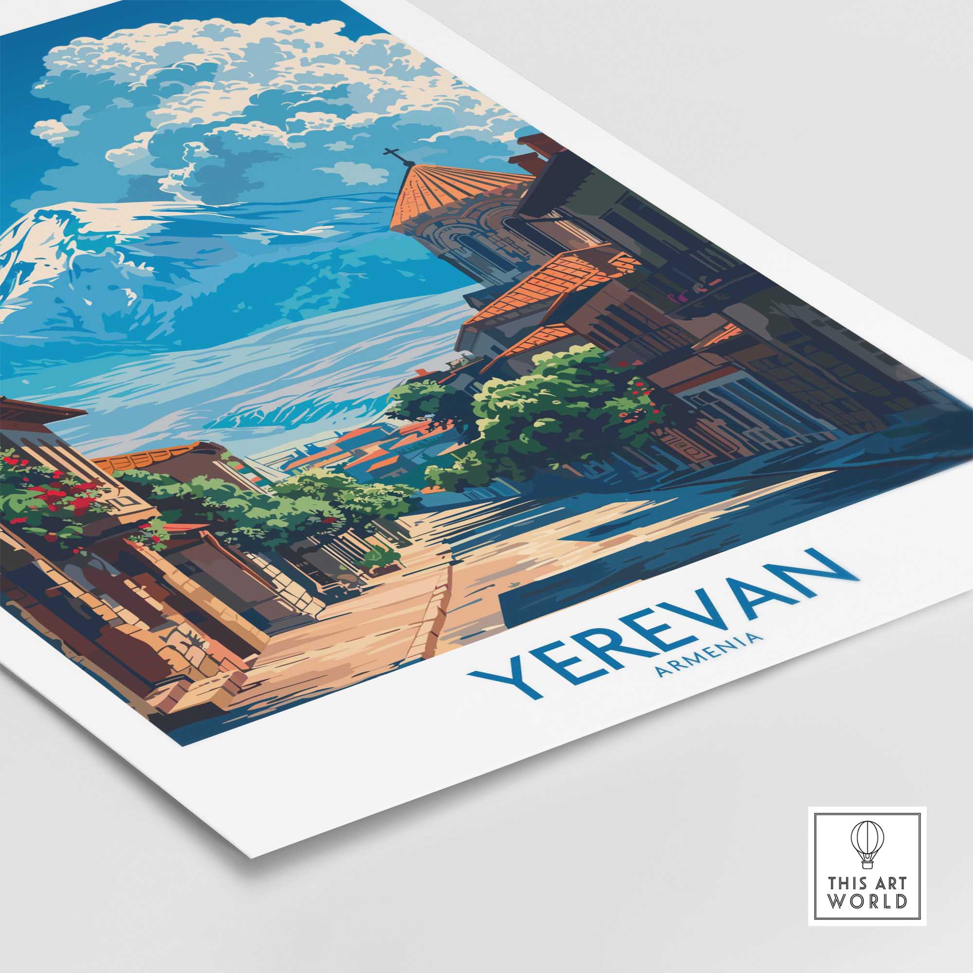 Yerevan Armenia Wall Art Print-This Art World