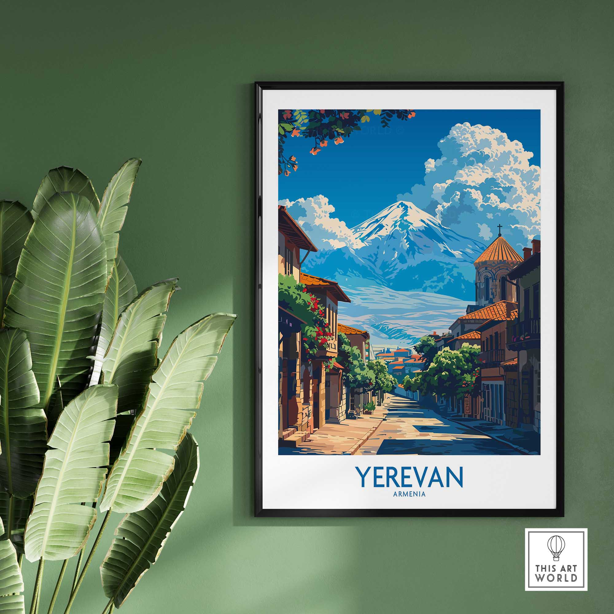 Yerevan Armenia Wall Art Print-This Art World