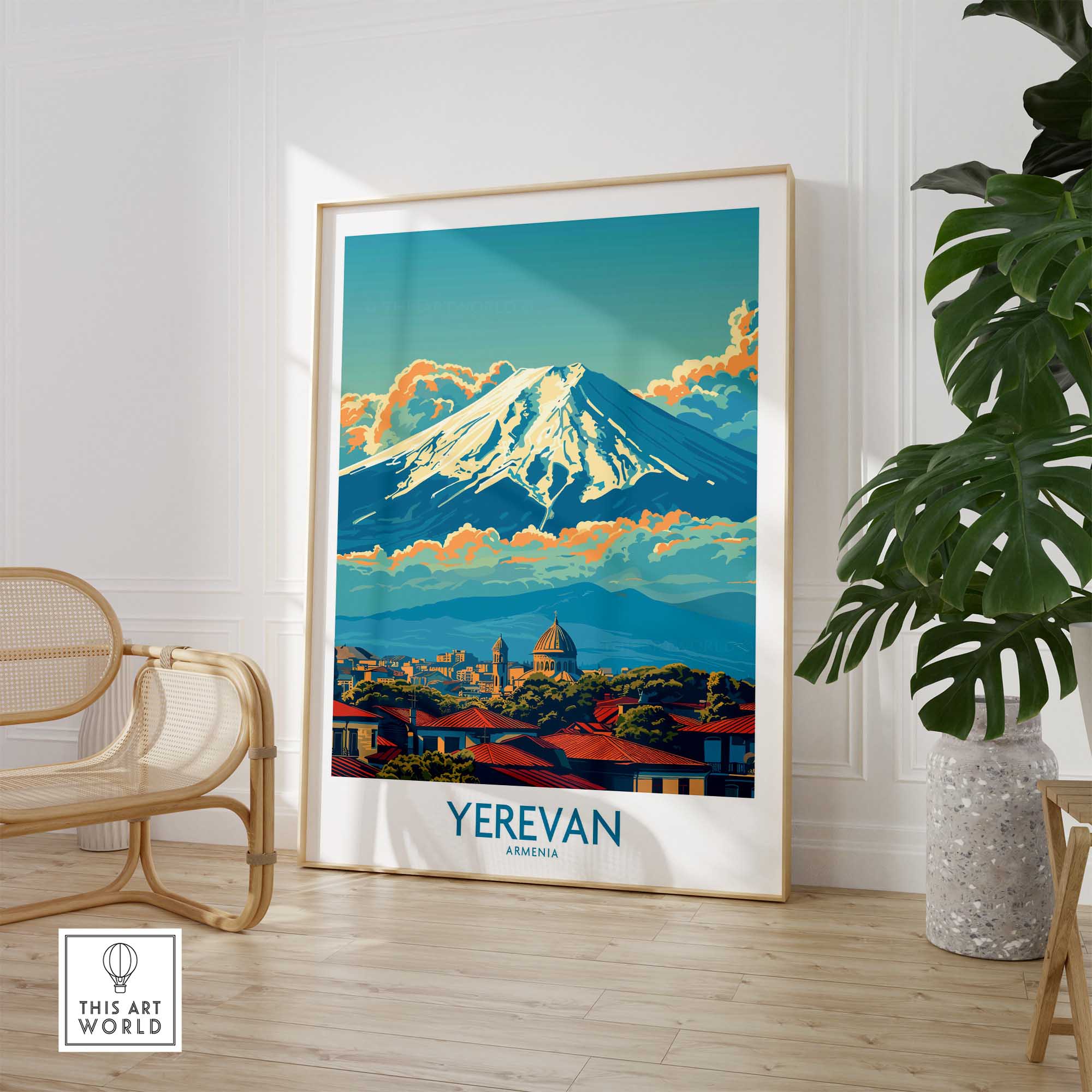 Yerevan Poster Armenia-This Art World