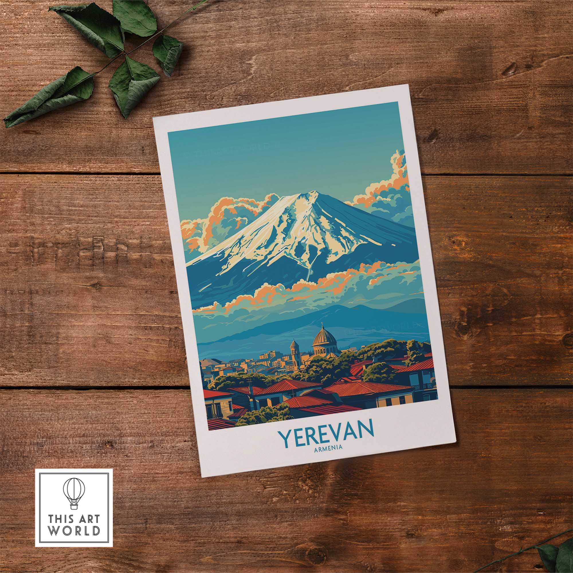 Yerevan Poster Armenia-This Art World