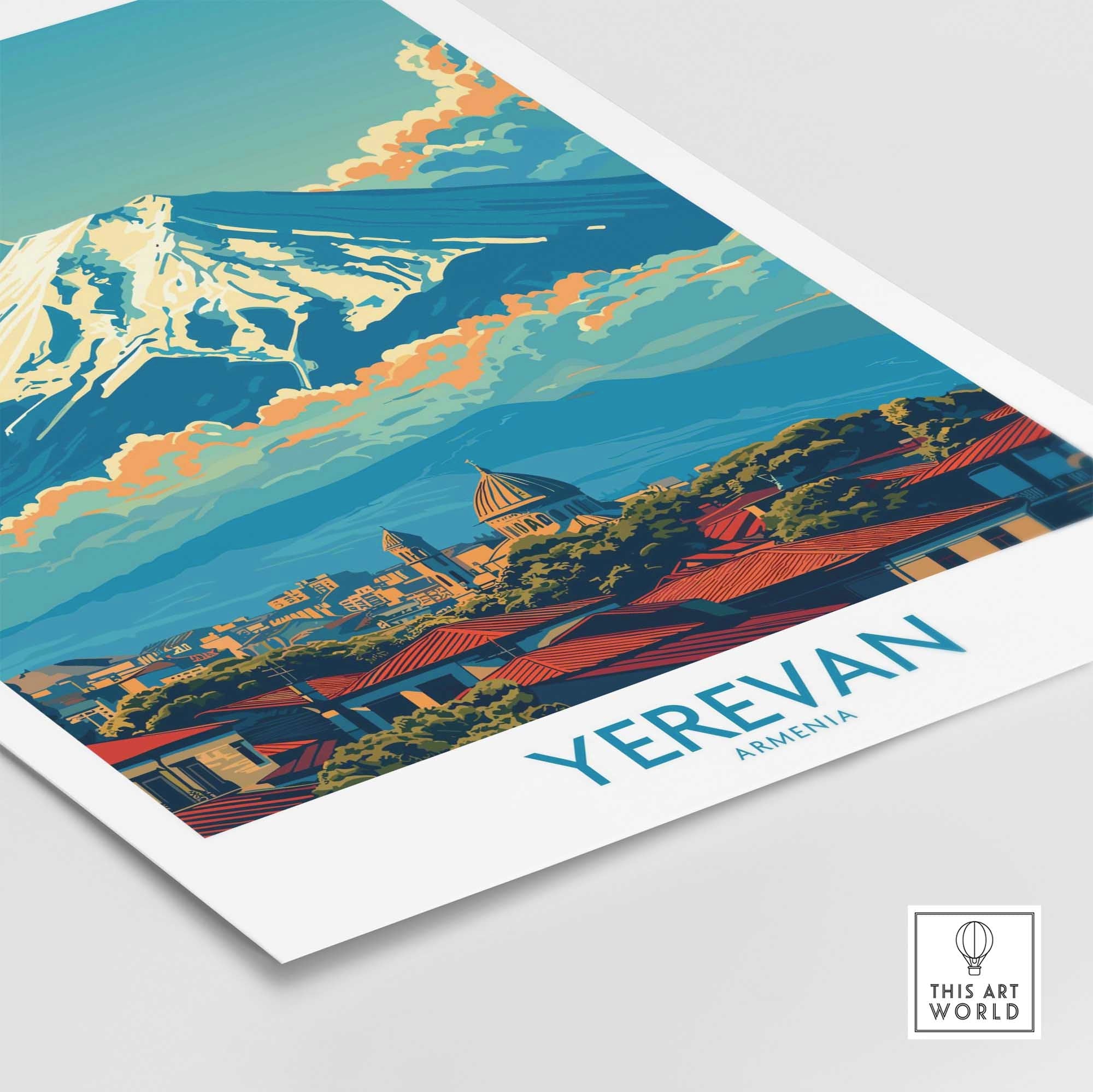 Yerevan Poster Armenia-This Art World