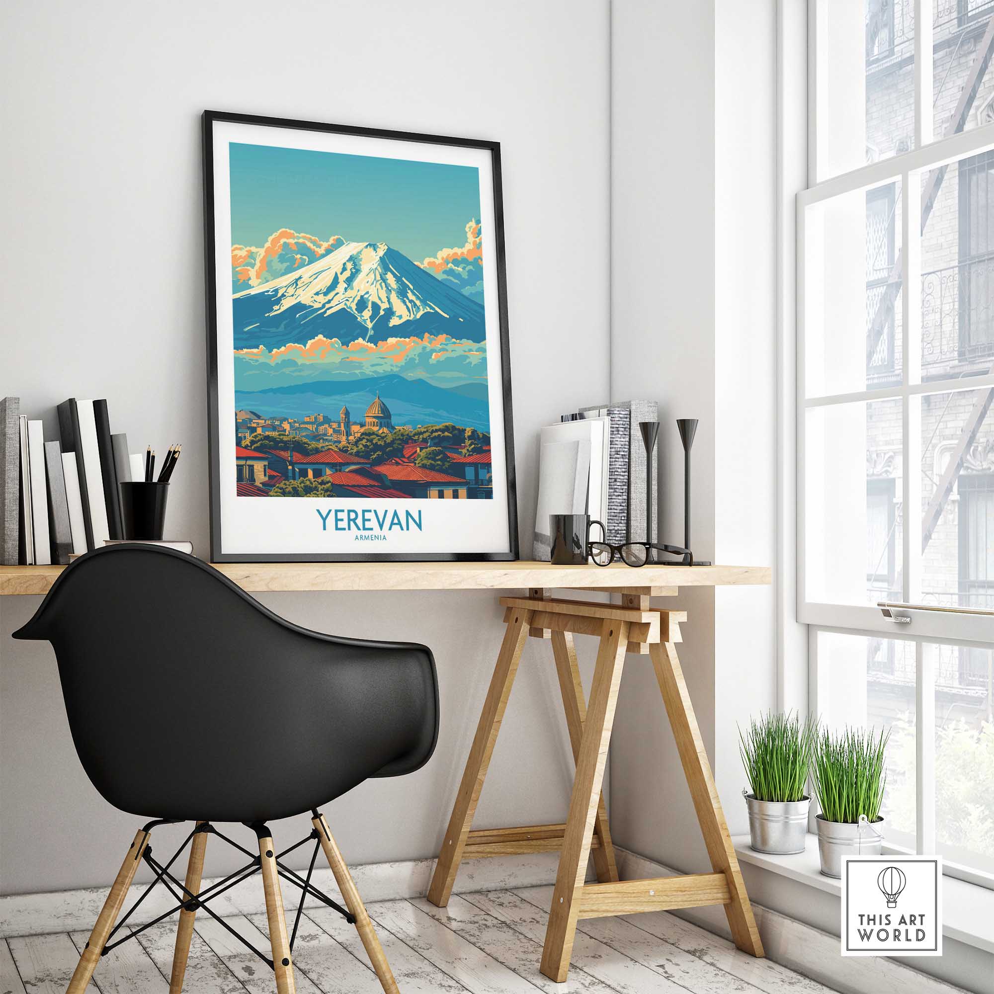 Yerevan Poster Armenia-This Art World