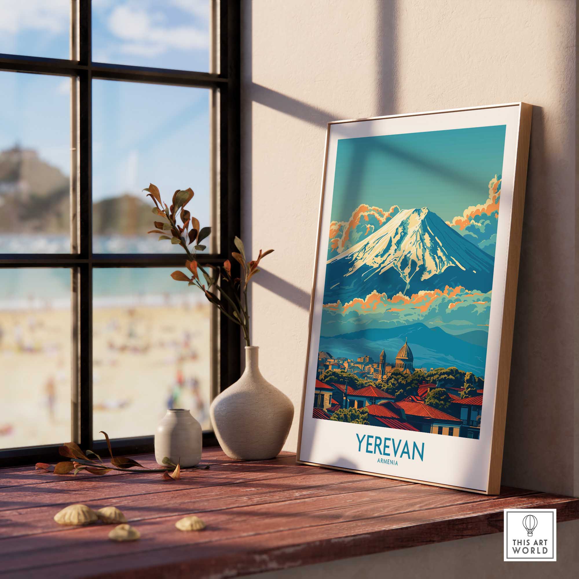 Yerevan Poster Armenia-This Art World