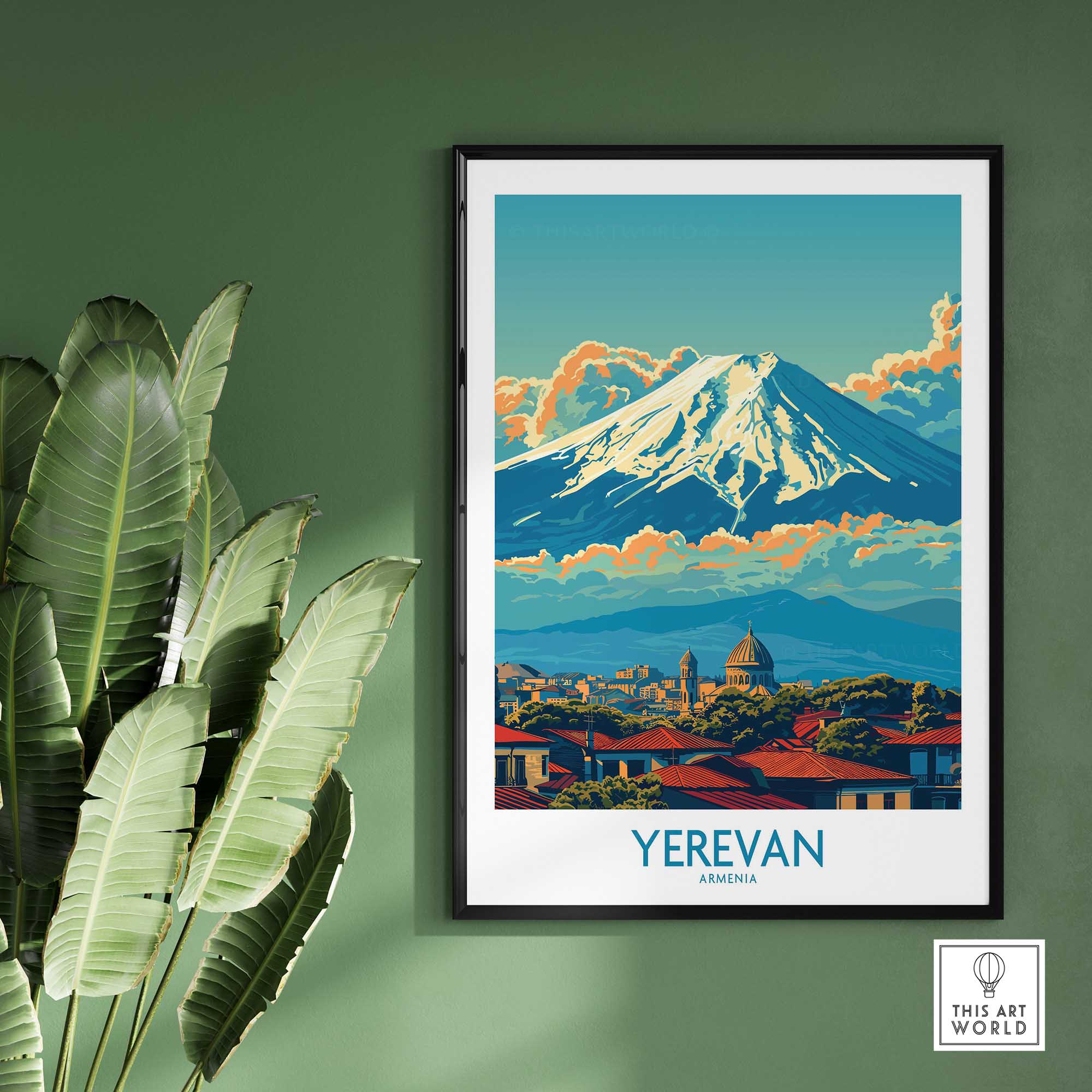 Yerevan Poster Armenia-This Art World