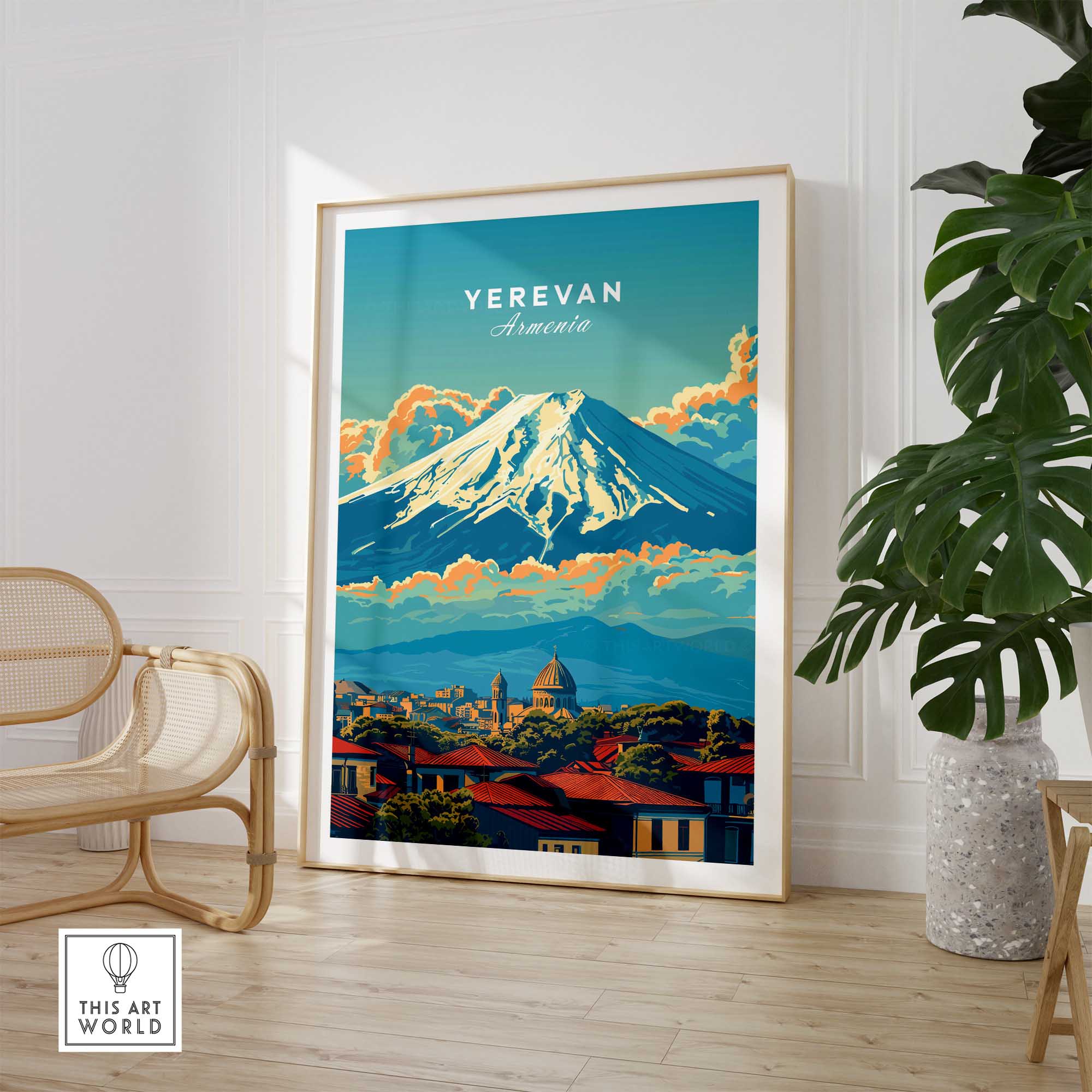 Yerevan Travel Poster - Capture Armenia's Beauty – This Art World
