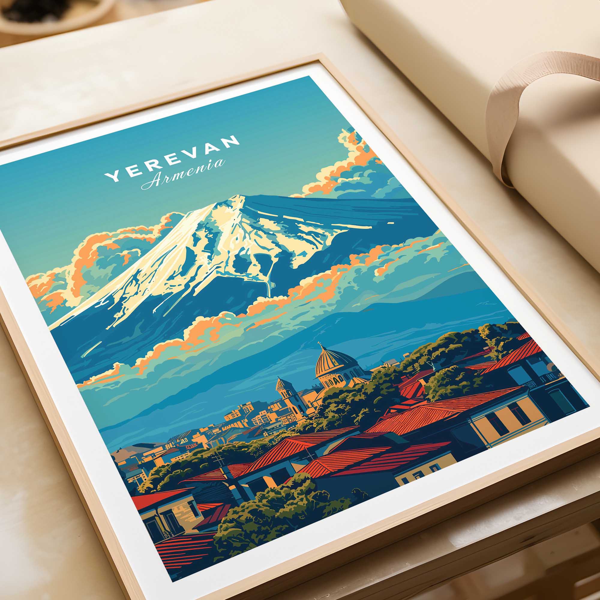 Yerevan Travel Poster Armenia-This Art World